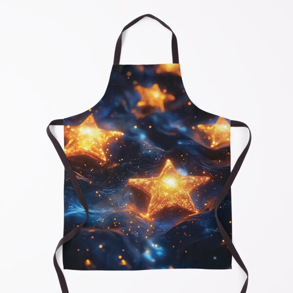 Item preview, A design of glowing stars floating on a shimmering, cosmic surface. designed and sold by HEMRO.