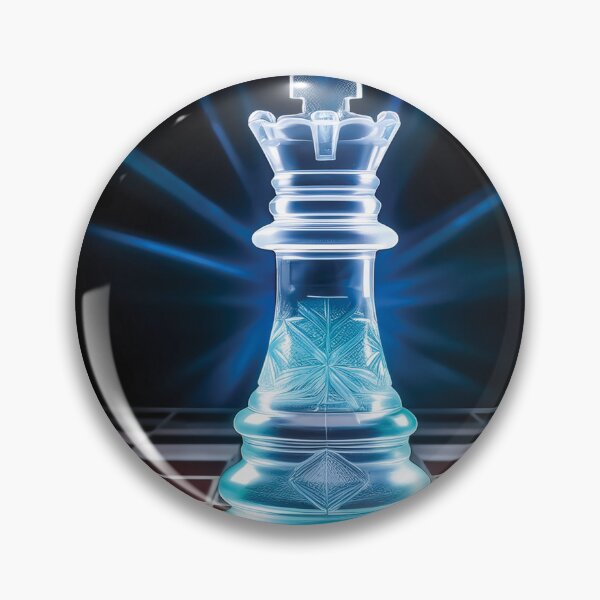 Item preview, A chess-themed design with pieces that are translucent and glow with inner light. designed and sold by HEMRO.