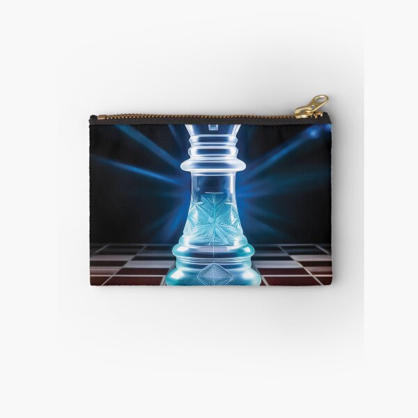 Item preview, A chess-themed design with pieces that are translucent and glow with inner light. designed and sold by HEMRO.