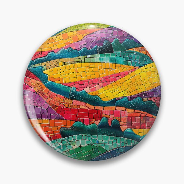 Item preview, Abstract vintage gold mosaic  designed and sold by Shevi.