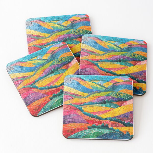 Item preview, Abstract vintage gold mosaic  designed and sold by Shevi.