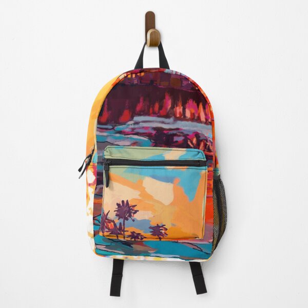 Item preview, Sunset at the beach, vibrant colors designed and sold by MarkRossArt.