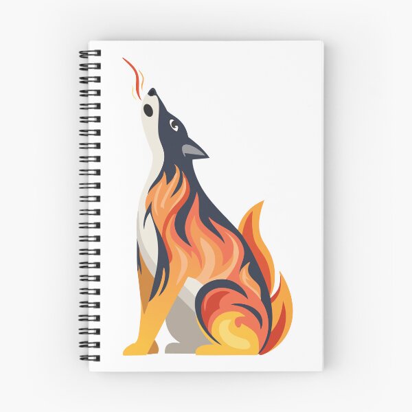 Item preview, Flaming Wolf's Howl designed and sold by Griscendre.