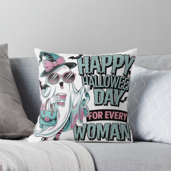 Aperçu de l'œuvre happy halloween day for every woman créée et vendue par DesignNadine.
