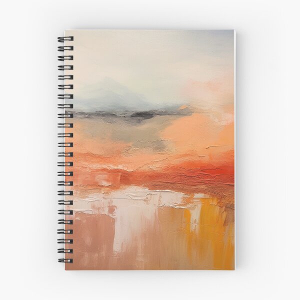 Aperçu de l'œuvre Paysage abstrait, lac au coucher du soleil créée et vendue par MarkRossArt.