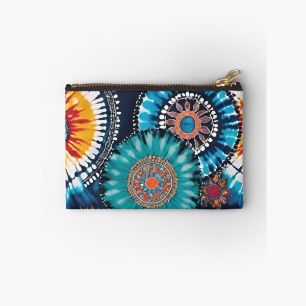Item preview, Tie dye doodle in blue designed and sold by KirstenStar.