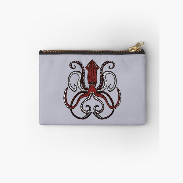 Item preview, Red Tribal Giant Squid designed and sold by Steeb757.