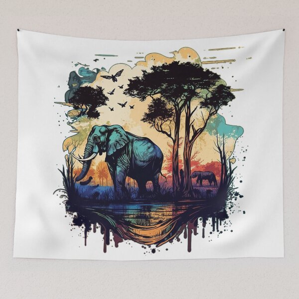 Item preview, Serenity of the Okavango Delta designed and sold by WildlifeSafari.