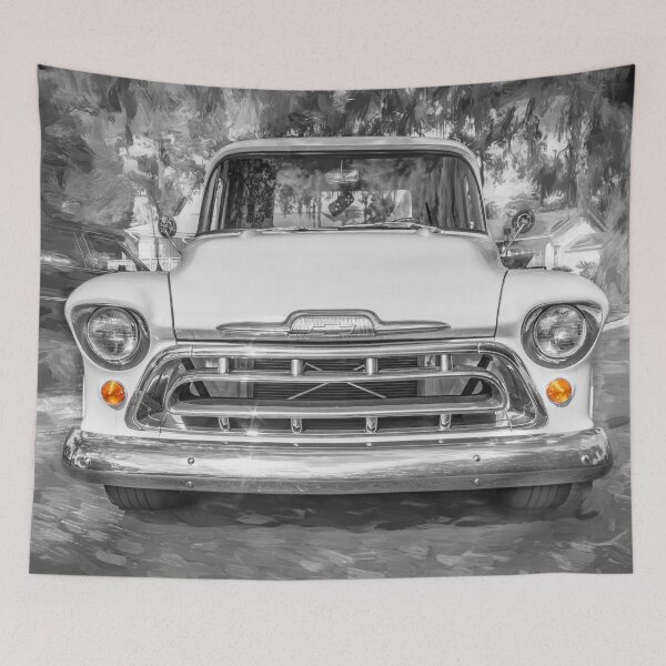Item preview, 1957 White Chevy Pick Up Truck 3100 Series X105 designed and sold by RichFrancoCars.
