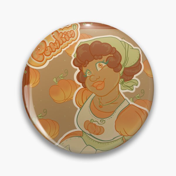 Item preview, Cute Orange Fall Pumpkin Girl Character designed and sold by AquaArtsie.