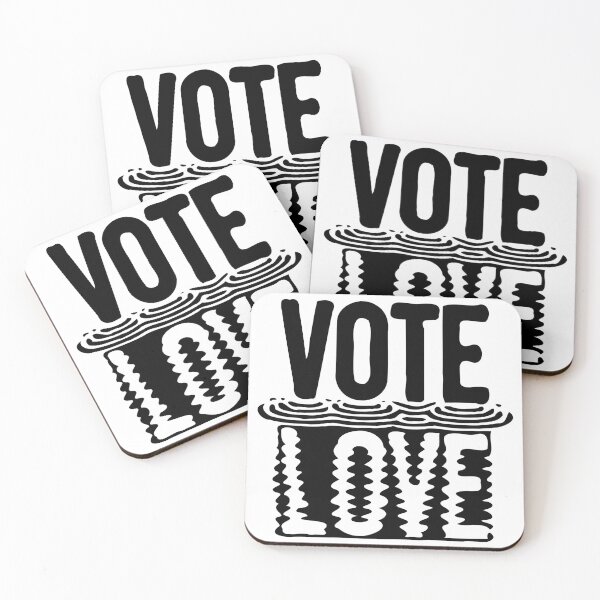 Item preview, Vote Love  designed and sold by Natrix Art Design.