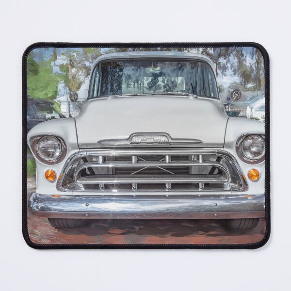 Item preview, 1957 White Chevy Pick Up Truck 3100 Series X106 designed and sold by RichFrancoCars.