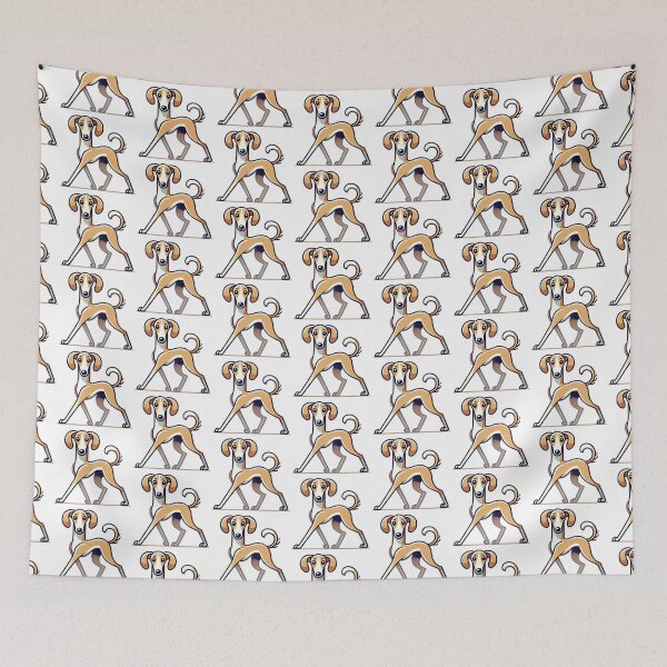 Item preview, Cute Saluki Dog Art designed and sold by NoelaniArt.