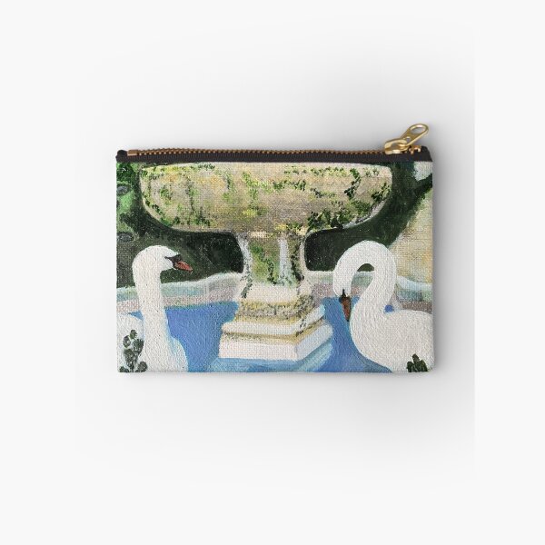 Item preview, Two Swans In An Enchanted Garden  designed and sold by LynseysArtShop.