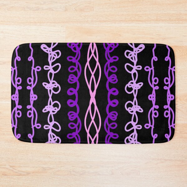 Item preview, Purple and pink vertical wavy lines  designed and sold by Stefrait-7.