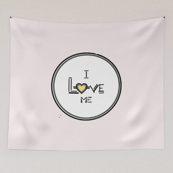Item preview, I love me quote  designed and sold by Like a Kid Designs.
