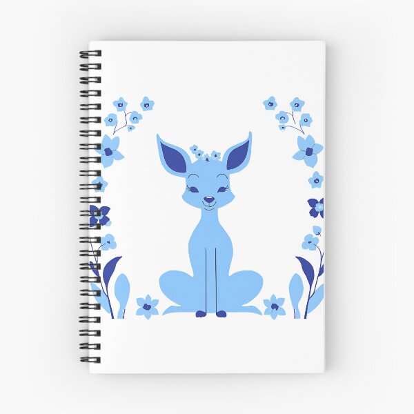 Item preview, Bambi Blue Flowers designed and sold by AliceInCloudss.