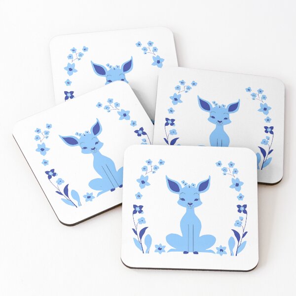 Item preview, Bambi Blue Flowers designed and sold by AliceInCloudss.
