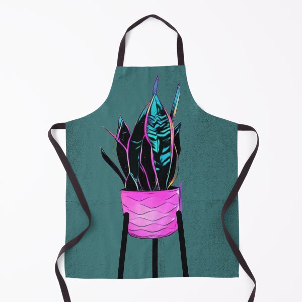 Item preview, Neon Snake Plant on Stand designed and sold by bunhuggerdesign.
