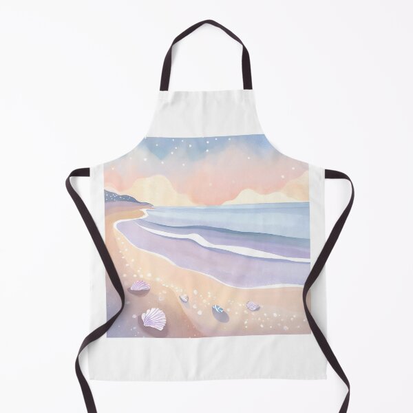Item preview, dreamy beach watercolor designed and sold by Comfymuffin.