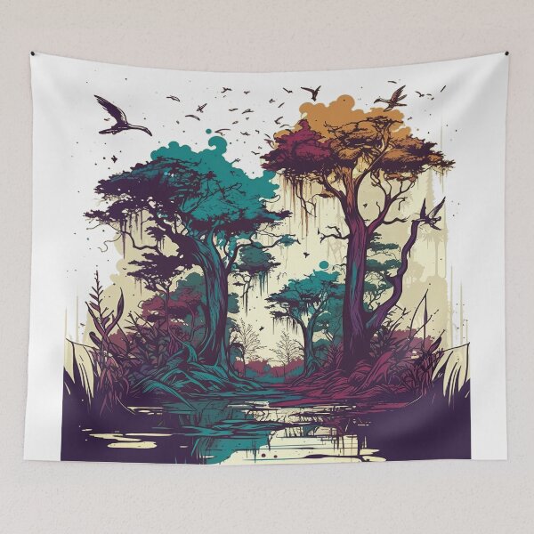 Item preview, Okavango Waters: Where Nature Thrives designed and sold by WildlifeSafari.