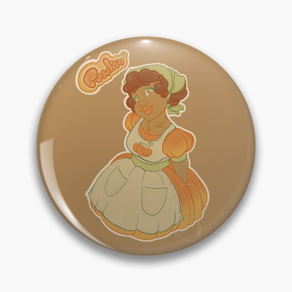 Item preview, Cute Orange Fall Pumpkin Girl Character (2) designed and sold by AquaArtsie.