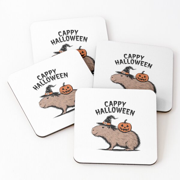 Item preview, Cappy Capy Halloween Capybara Kawaii  Pumpkin designed and sold by These_Prints.