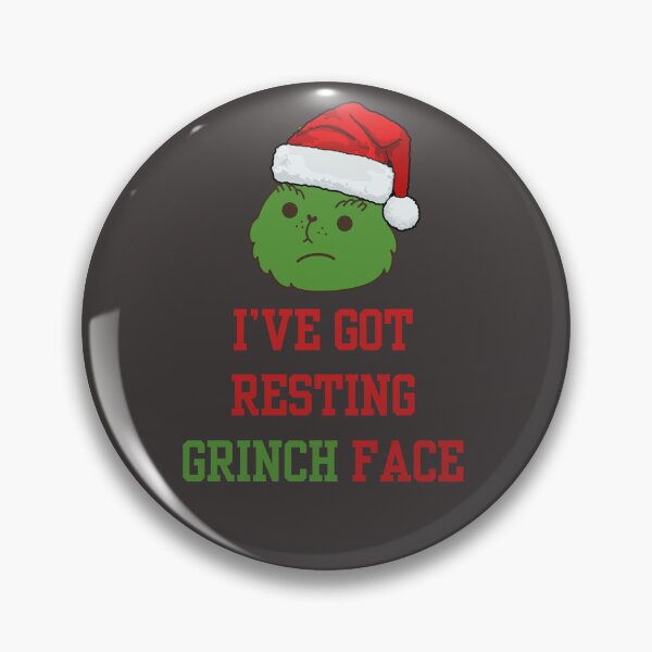 Item preview, Resting Grinch Face designed and sold by BlesstB.