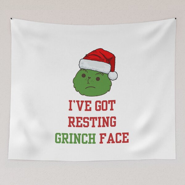 Item preview, Resting Grinch Face designed and sold by BlesstB.