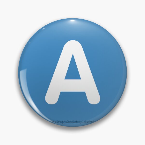 Item preview, Letter A Emoji designed and sold by VeryRandomShop.