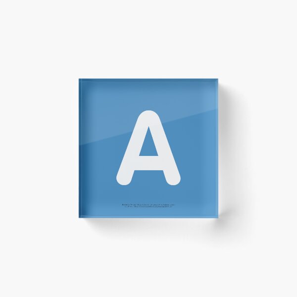 Item preview, Letter A Emoji designed and sold by VeryRandomShop.