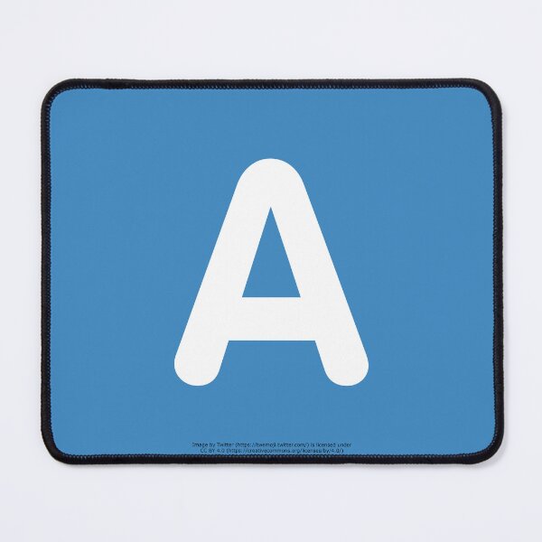 Item preview, Letter A Emoji designed and sold by VeryRandomShop.