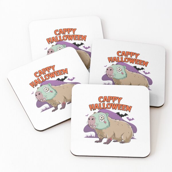 Item preview, Cappy Capy Halloween Capybara Zombie Kawaii  designed and sold by These_Prints.