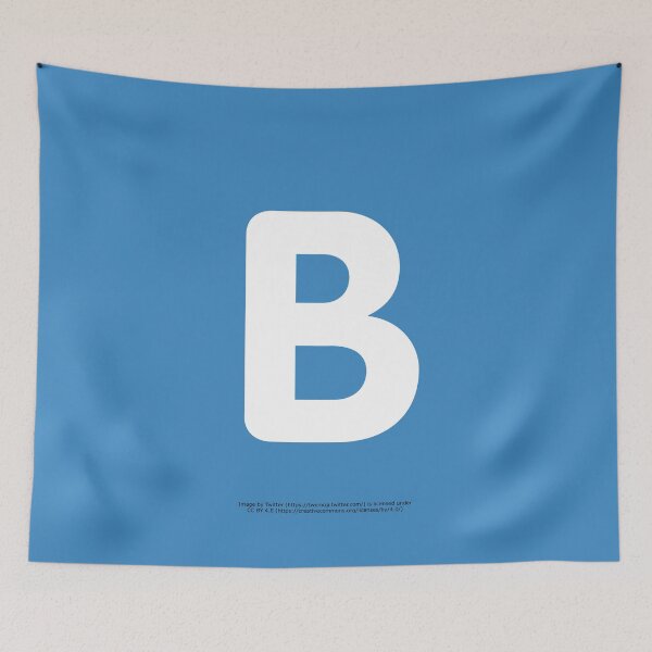 Item preview, Letter B Emoji designed and sold by VeryRandomShop.