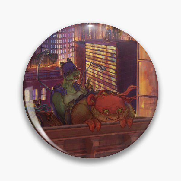 Item preview, ROTTMNT Late Night Visit designed and sold by rainfroggies.