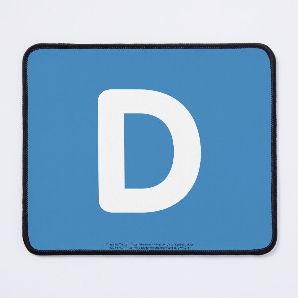 Item preview, Letter D Emoji designed and sold by VeryRandomShop.