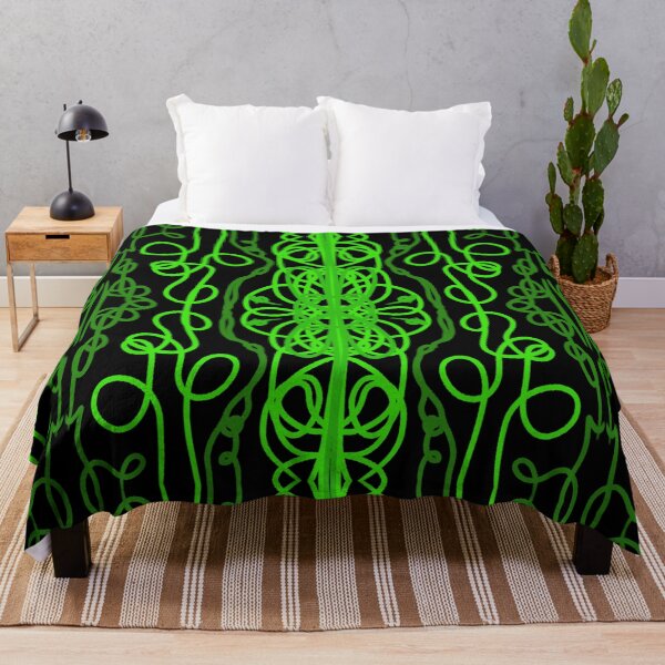 Item preview, Abstract and symmetric green design designed and sold by Stefrait-7.