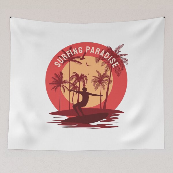 Item preview, Surfing Paradise designed and sold by CookiesMerch.