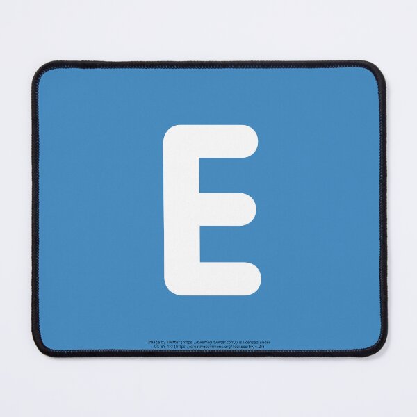 Item preview, Letter E Emoji designed and sold by VeryRandomShop.