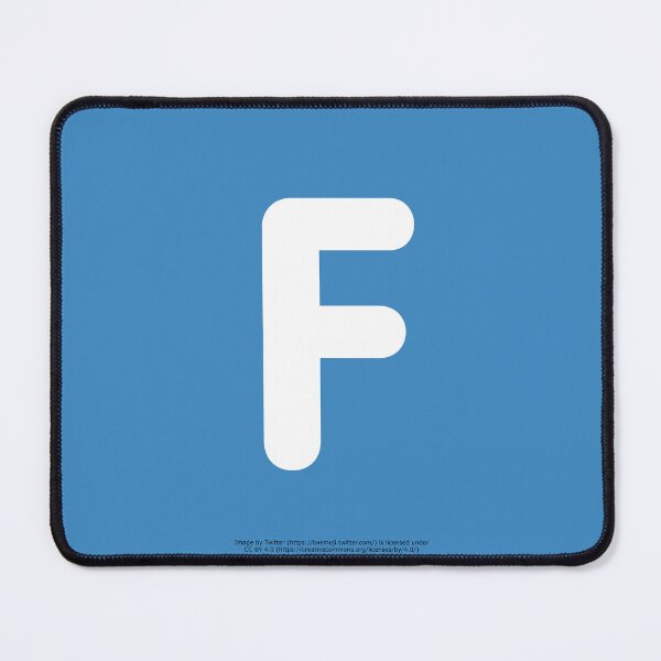 Item preview, Letter F Emoji designed and sold by VeryRandomShop.
