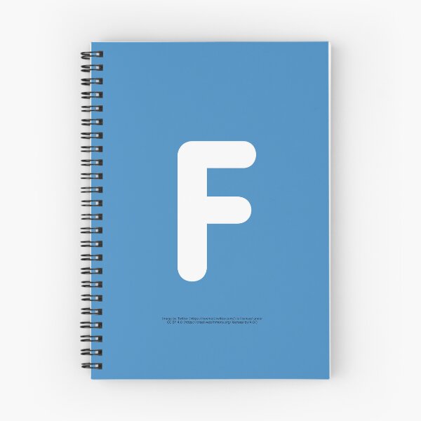 Item preview, Letter F Emoji designed and sold by VeryRandomShop.