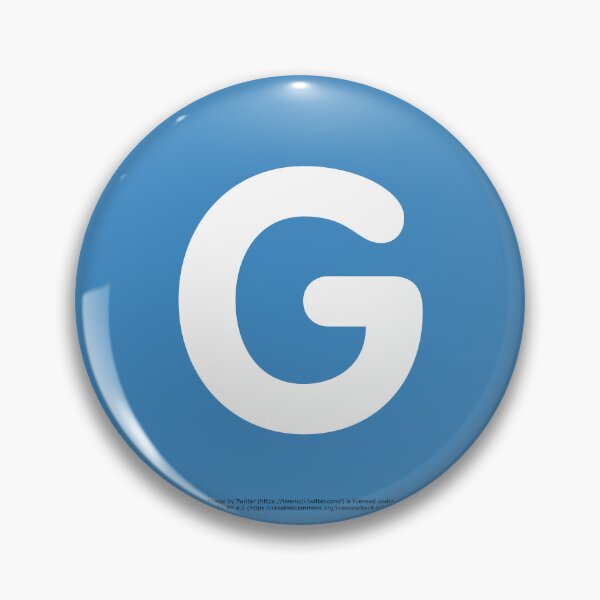 Item preview, Letter G Emoji designed and sold by VeryRandomShop.