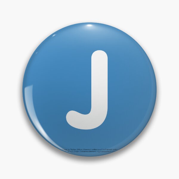 Item preview, Letter J Emoji designed and sold by VeryRandomShop.