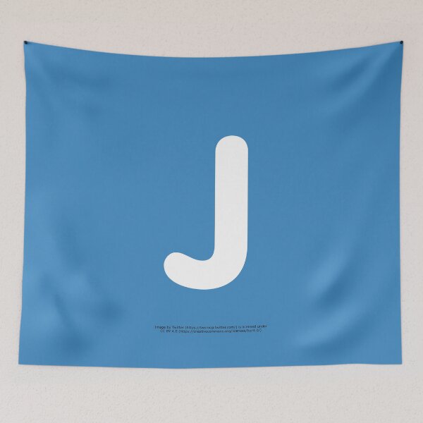 Item preview, Letter J Emoji designed and sold by VeryRandomShop.
