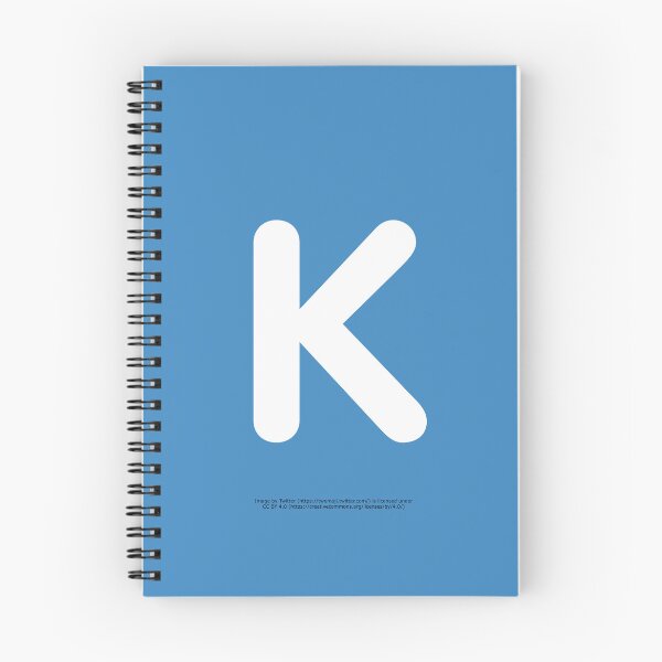 Item preview, Letter K Emoji designed and sold by VeryRandomShop.