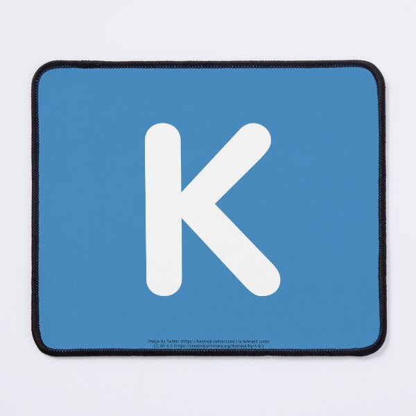 Item preview, Letter K Emoji designed and sold by VeryRandomShop.