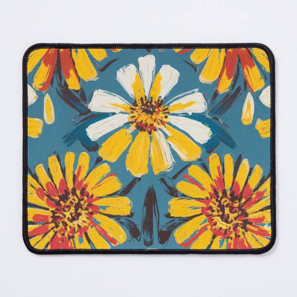 Item preview, Floral Art With Gerbera, Gazania And Osteospermum Flowers designed and sold by pixelplaza.