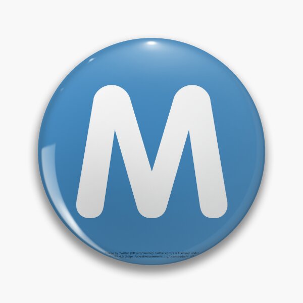 Item preview, Letter M Emoji designed and sold by VeryRandomShop.