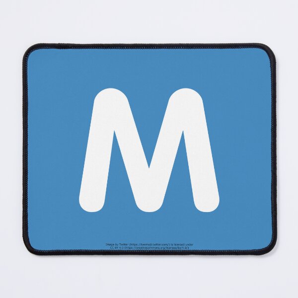 Item preview, Letter M Emoji designed and sold by VeryRandomShop.