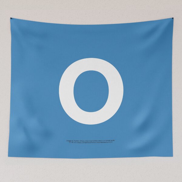 Item preview, Letter O Emoji designed and sold by VeryRandomShop.